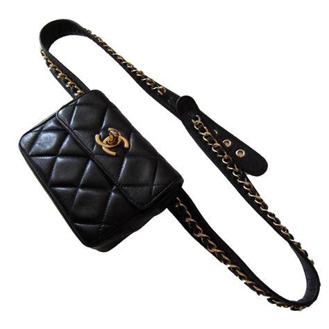 chanel bag chain strap classic|Chanel inspired belt bag.